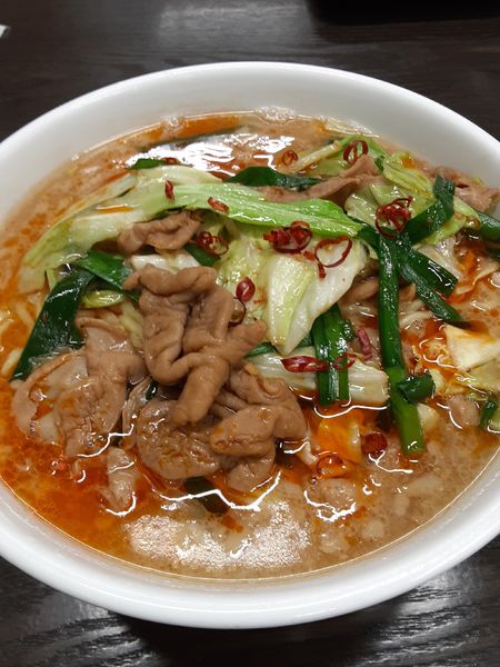 「スタミナラーメン(大盛)1000円+ジャンボ餃子」@南京亭 新所沢店の写真