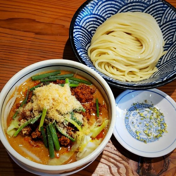 「つけそば辛胡麻 1000円」@麺 一直の写真