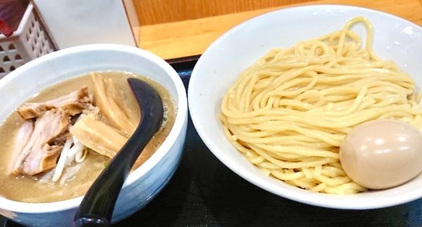 「味噌つけめん(880円)＋味玉(100円)」@味噌麺処 花道庵の写真