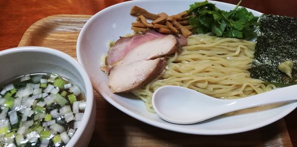 「煮干しつけそば(少盛)(700円)」@寛～くつろぎ～の写真