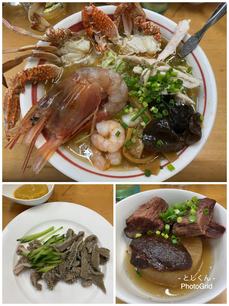 「【6月限定】海老雲吞麺 S（海老W 蟹W＋蒸し鶏）」@MENYA 食い味の道有楽の写真