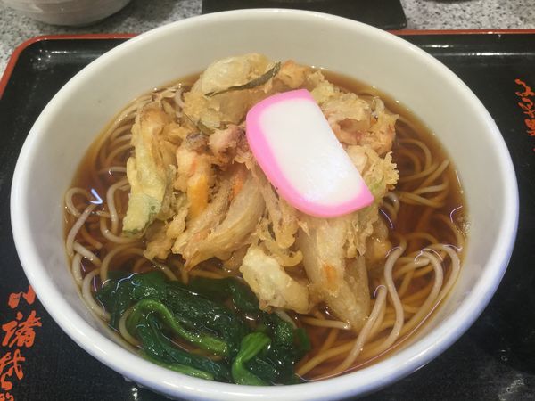 「かき揚げそば(¥400→270)」@小諸そば 神田店の写真