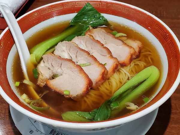 「叉焼湯麺」@王府井酒家の写真