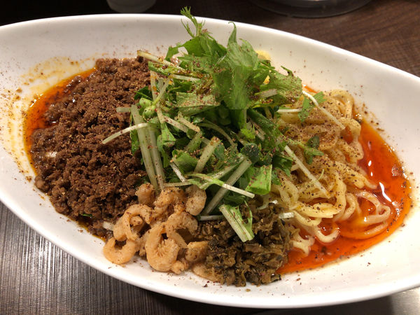 「つゆ無し坦担麺」@四川担担麺 阿吽 北浦和店の写真