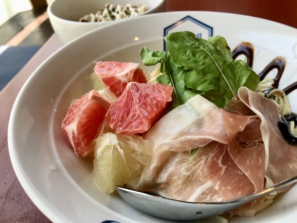 「水晶 ＋ マヨチャーシュー丼」@楽観 立川の写真