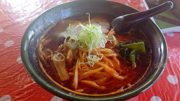 「鉄火らーめん(超激辛)1000円」@味源 青梅店の写真