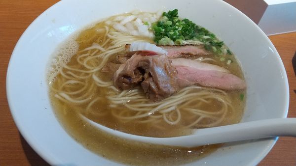 「鴨清湯煮干し（塩）」@麺屋 上々の写真