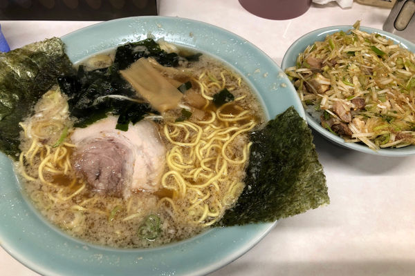 「ネギあえ丼セット 750円」@ラーメンショップ 片柳店の写真