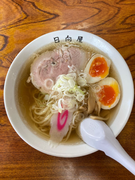 「らーめん」@青竹手打ちラーメン 日向屋の写真