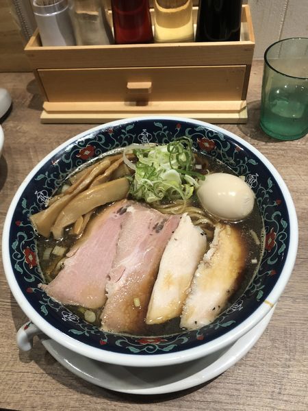 「特製にぼしそば　大盛り」@凌駕IDEA 長野店の写真