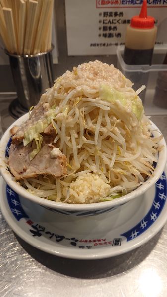 「油そば  ネギ  野菜マシ  ニンニク  油」@らーめん大 大森店の写真