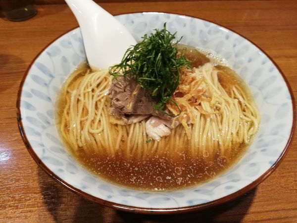 「煮干しそば白レバー（限定）」@寿製麺よしかわ 川越店の写真
