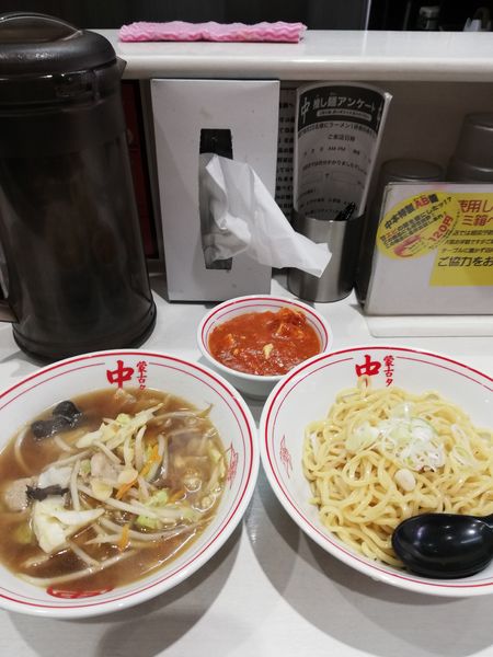 「冷し醤油タンメン　800円」@蒙古タンメン 中本 川崎店の写真
