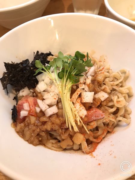 「背油そばhot　850円」@The Noodles & Saloon Kiriyaの写真