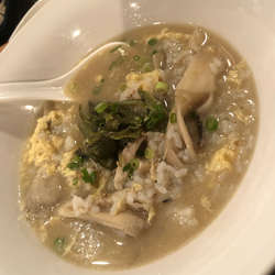 ラーメンスープの雑炊