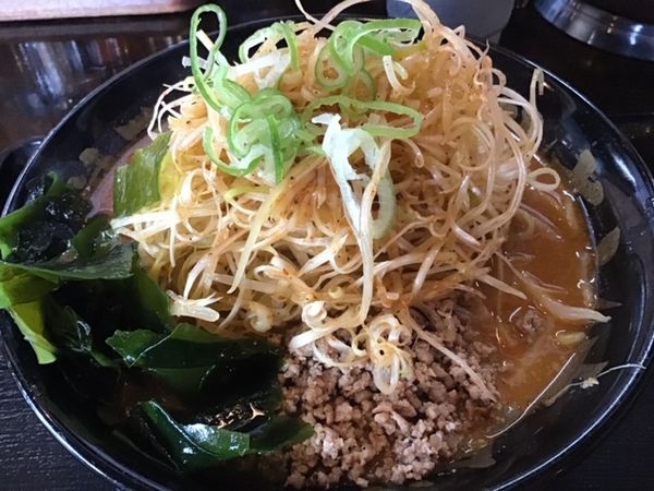 「辛ネギマルキン味噌ラーメン850円（税別）辛さ控え目で注文」@マルキン本舗 野田店の写真