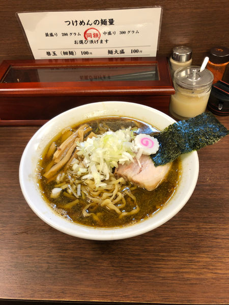 「煮干し中華そば　780円」@つけめん 三三㐂の写真