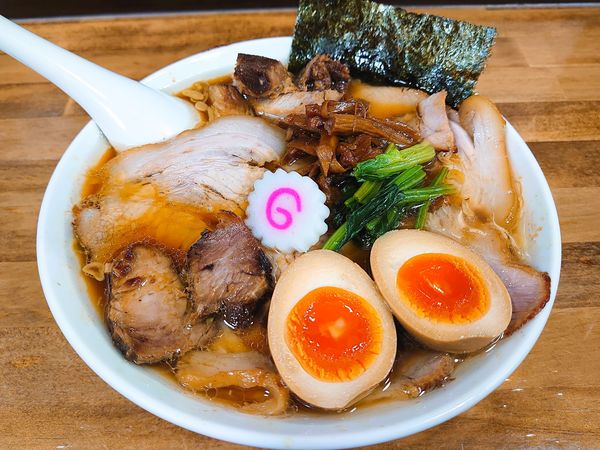 「しょうゆチャーシューメン＋味玉」@オランダ軒の写真