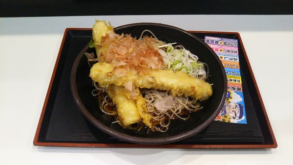 「（夏メニュー）太刀魚のちくわ天そば」@ゆで太郎 池袋2丁目店の写真