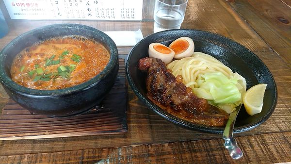 「台湾つけ麺(トッピング全部乗せ)」@特濃とんこつ たから 岐阜本店の写真