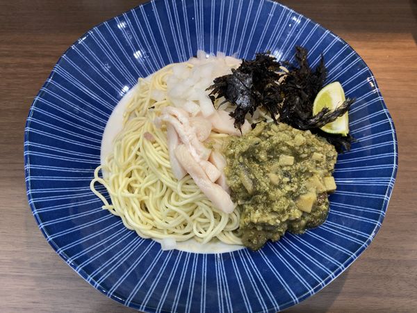 「【限定】広島牡蠣とエリンギの和え玉」@Noodle&Spice curry 今日の1番の写真