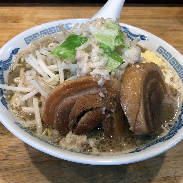 「限定　ジャンクなよしかわ(800円)」@寿製麺よしかわ 坂戸店の写真