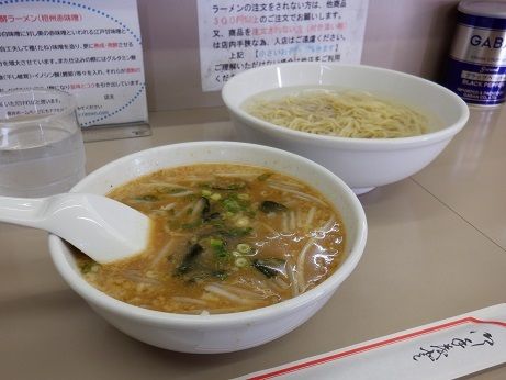 「味噌つけ麺（赤味噌）」@無法松の写真