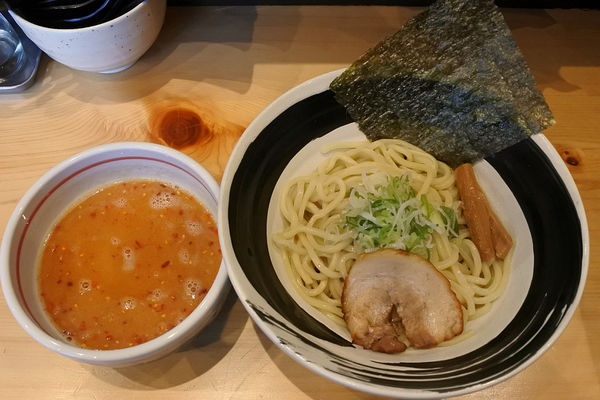 「エビ辛つけ麺￥９８０」@つけ麺まぜそば専門店 えじまんの写真