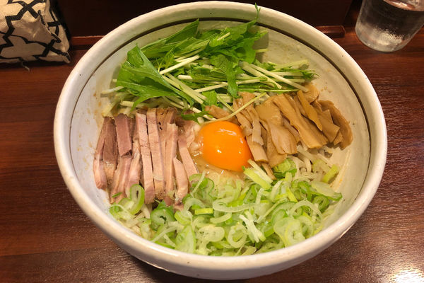 「こってり汁なし750円+ちゃーしゅー丼250円」@麺屋 旬の写真