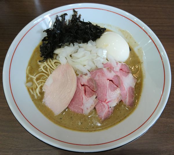 「濃厚煮干ソバ＋味玉」@Noodle&Spice curry 今日の1番の写真