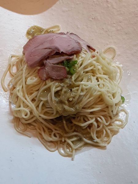 「限定替玉　　牡蠣のソース」@芛堂寺の写真