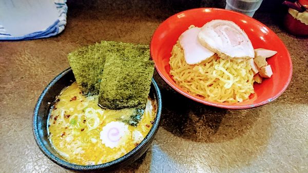 「味噌つけめん(大)+海苔」@味噌ラーメン 雪ぐにの写真