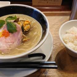 浅利とムール貝の汐＋ガリバタ飯