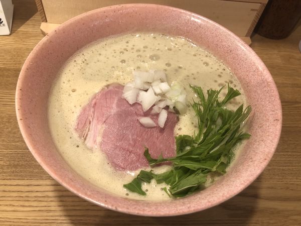 「蟹みそふく流らーめん」@ふく流らーめん 轍 LINKS UMEDA店の写真