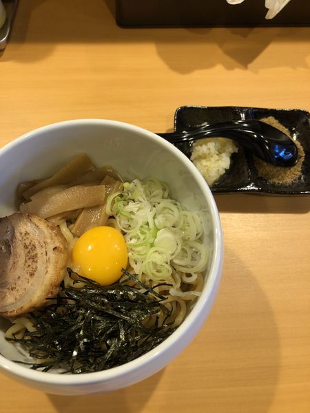 「夜限定　まぜそば（煮干し醤油）」@麺屋大むらの写真