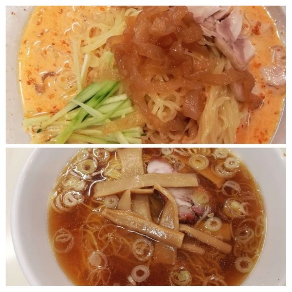 「棒々鶏冷麺1400ラーメン650」@祐天寺 来々軒の写真