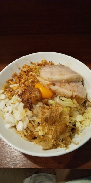 「らーめん850円+汁無し100円」@麺屋 づかちゃんの写真