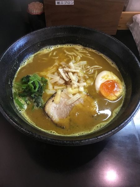 「カレーラーメン 850円」@らぁ麺家康 千城台店の写真