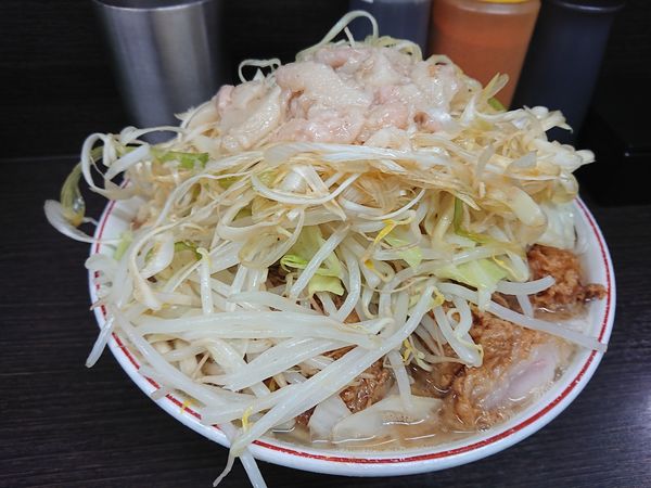 「小 豚  味ネギ」@ラーメン二郎 川越店の写真