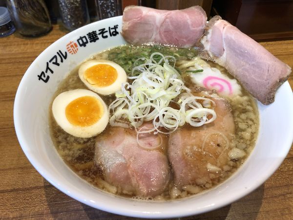 「特製焼き干し中華そば」@セイマル中華そばの写真