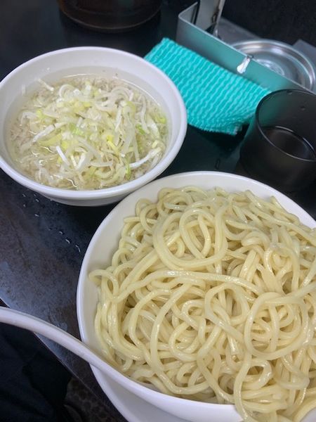 「紅塩つけ麺 大盛同一料金760円」@中華そば 彩の写真