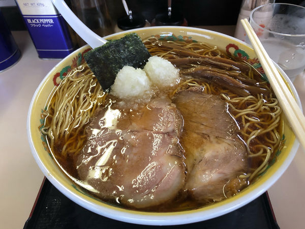 「超特ラーメン+麺カタ+玉葱多め　800円」@タンタンの写真