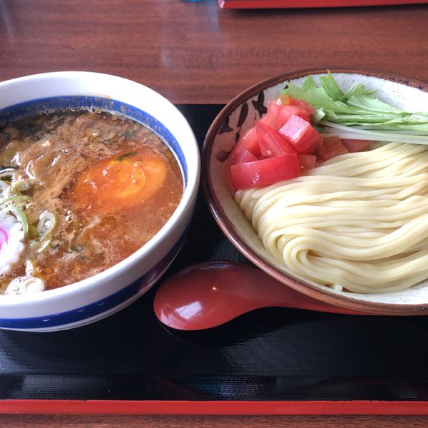 「トマトつけ麺」@中華そば 蓮の華の写真