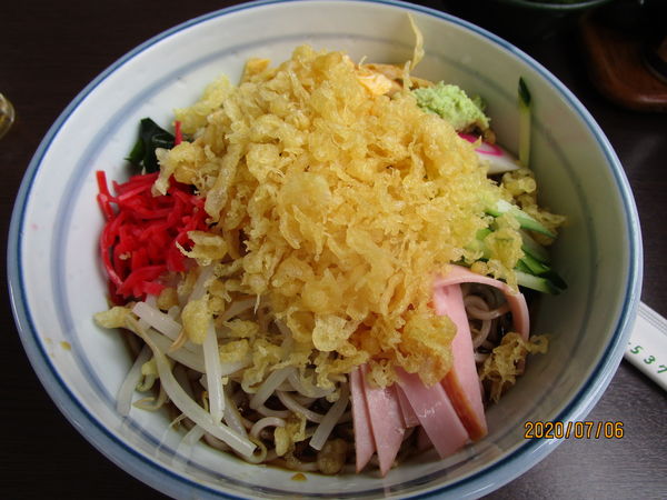 「冷やしタヌキ蕎麦 850円」@そば清の写真