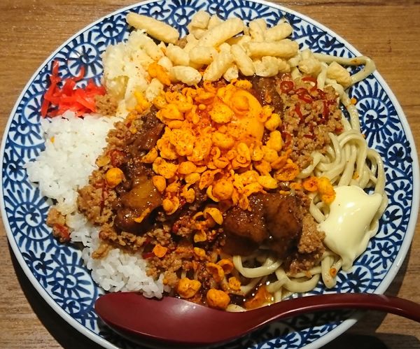 「あいがけ ￥850」@ラーメン 豚パンチ 大宮南銀通り店の写真