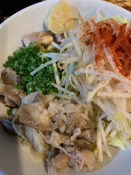 「牛すじ塩まぜそば」@麺屋 誠の写真