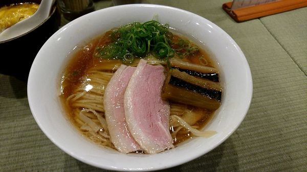 「鴨らーめん+小親子丼　1,050円」@らーめん 鴨to葱の写真