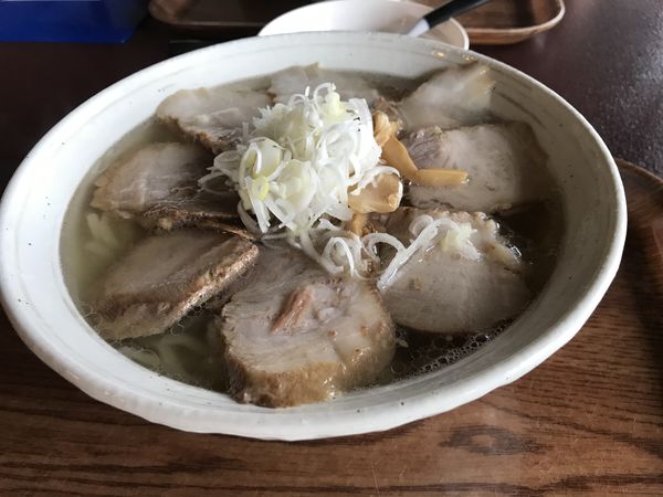 「山塩チャーシュー麺大盛り」@奥裏磐梯らぁめんやの写真