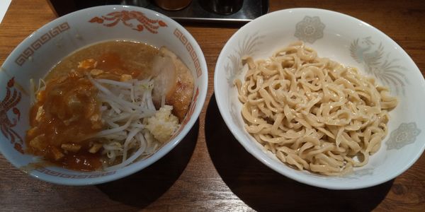 「つけ麵フュージョン」@火の豚 人形町駅前店の写真