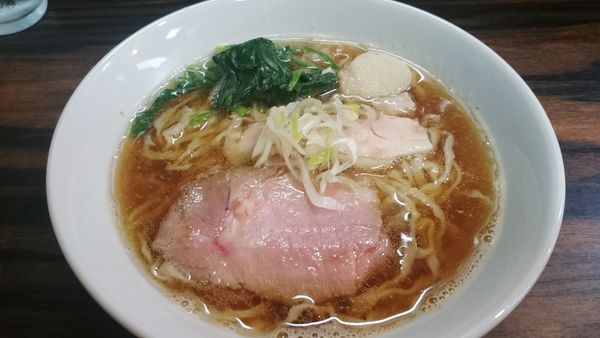 「生姜醤油（800円）＋肉ご飯（250円）」@中華そば 梟の写真